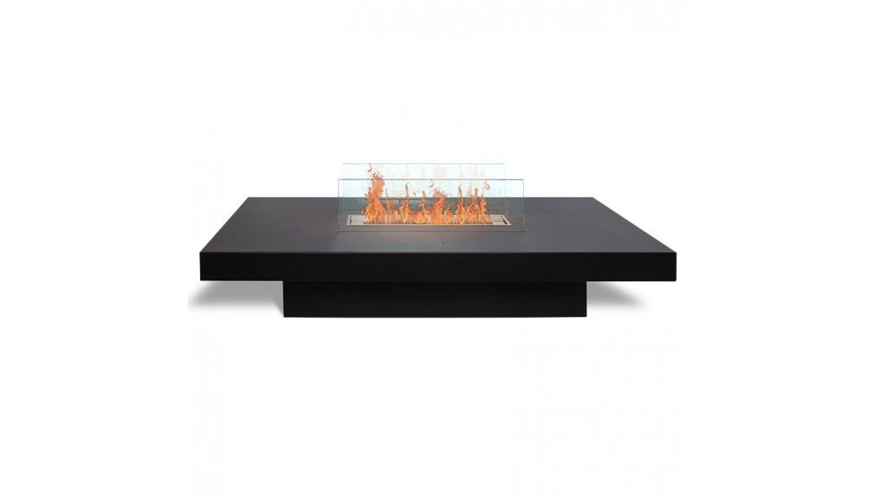 Table basse avec bruleur éthanol Alba