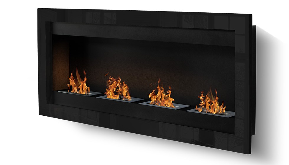 Cheminee ethanol sevenfire XL 4 bruleurs 10800 watts